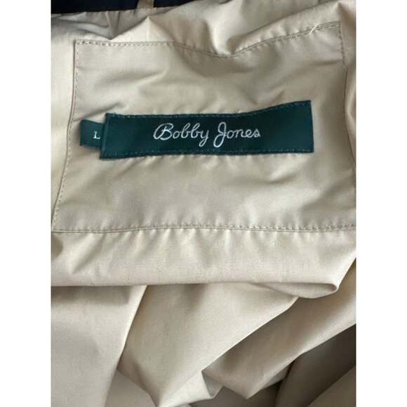 Bobby Jones Men Tan Golf Windbreaker Jacket Size L - Picture 13 of 13